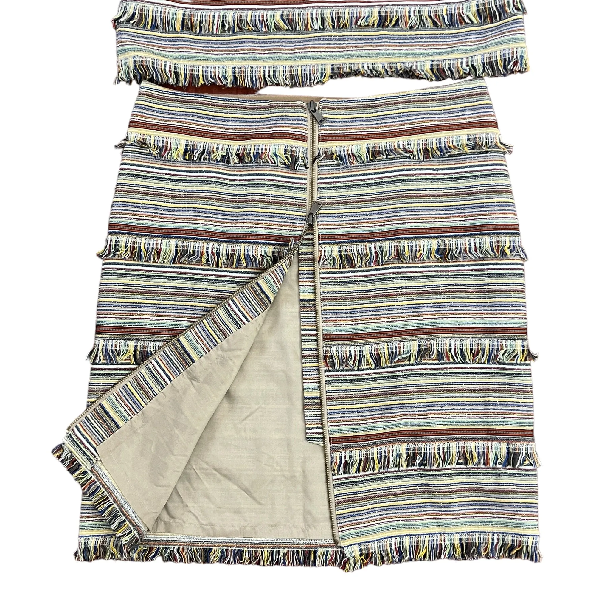Worth Sleeveless 2Pc Skirt & Sleeveless Top Set Size Medium