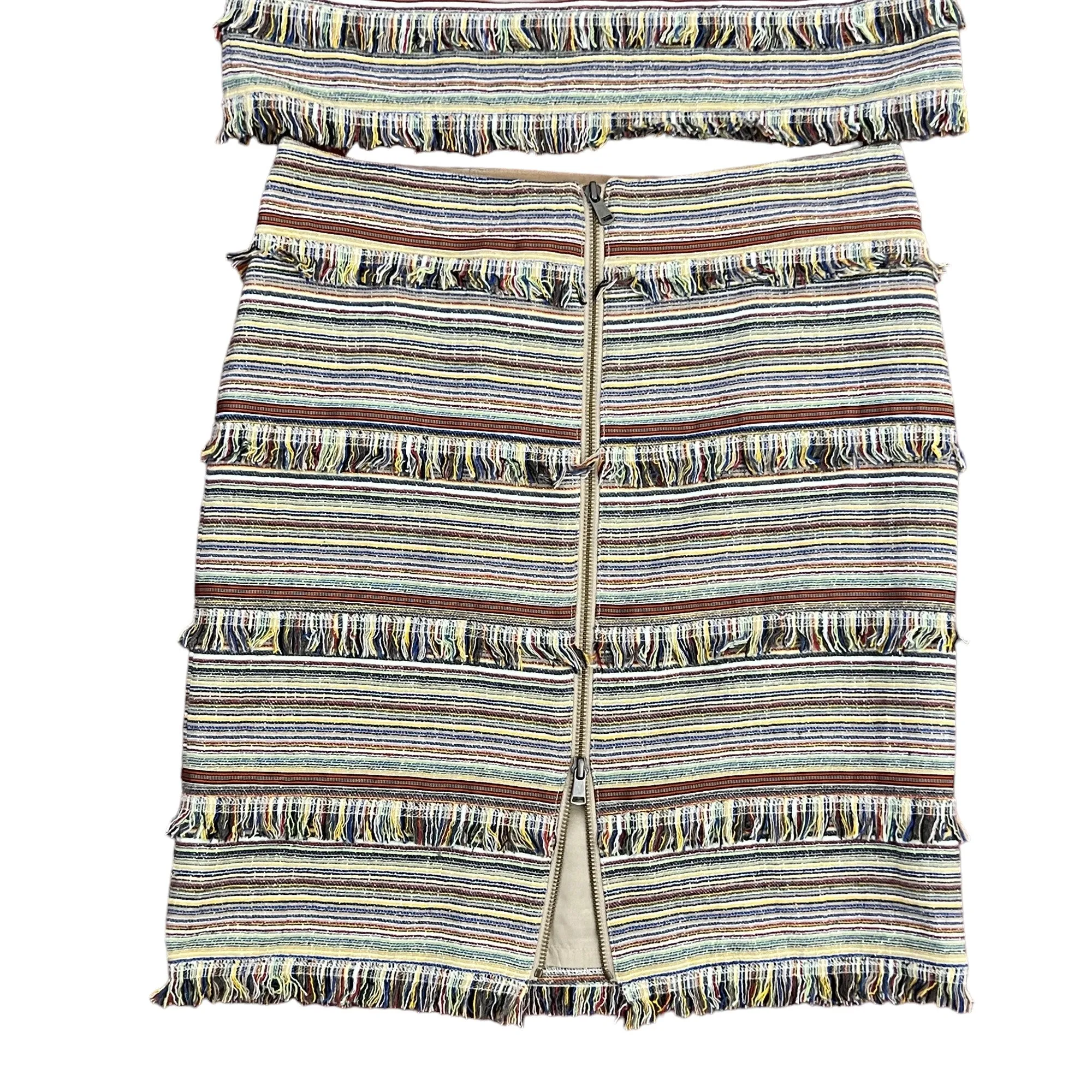 Worth Sleeveless 2Pc Skirt & Sleeveless Top Set Size Medium